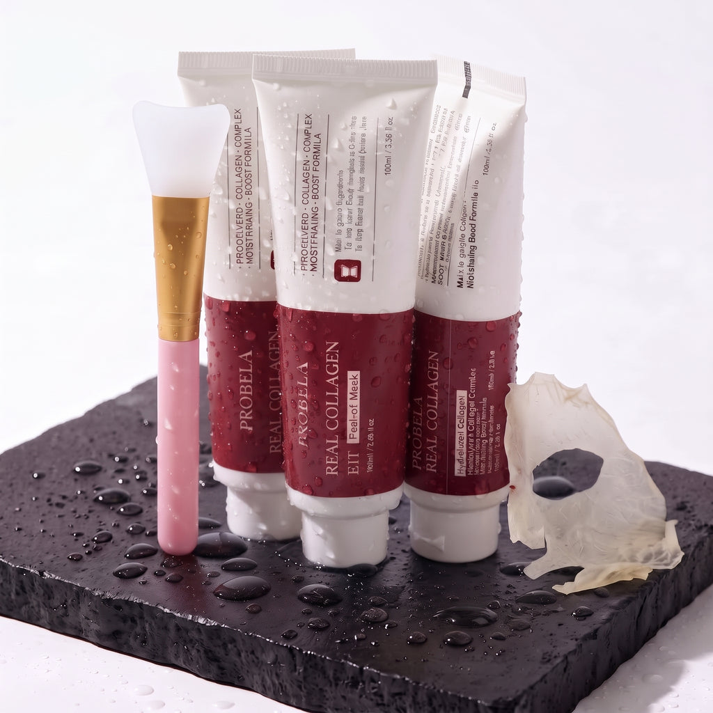 Máscara Facial Purificante de Colágeno e Ácido Hialurônico