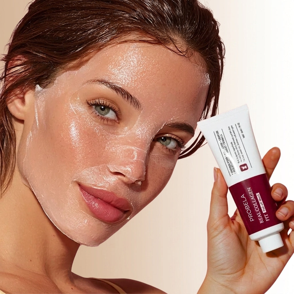 Máscara Facial Purificante de Colágeno e Ácido Hialurônico