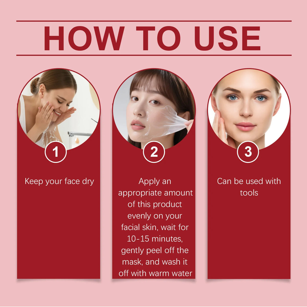 Collagen Peel Off Mask Clean Pores Exfoliating Remove Blackheads Reduce Oil Brighten Dull Skin Moisturize Smooth Skins Face Mask