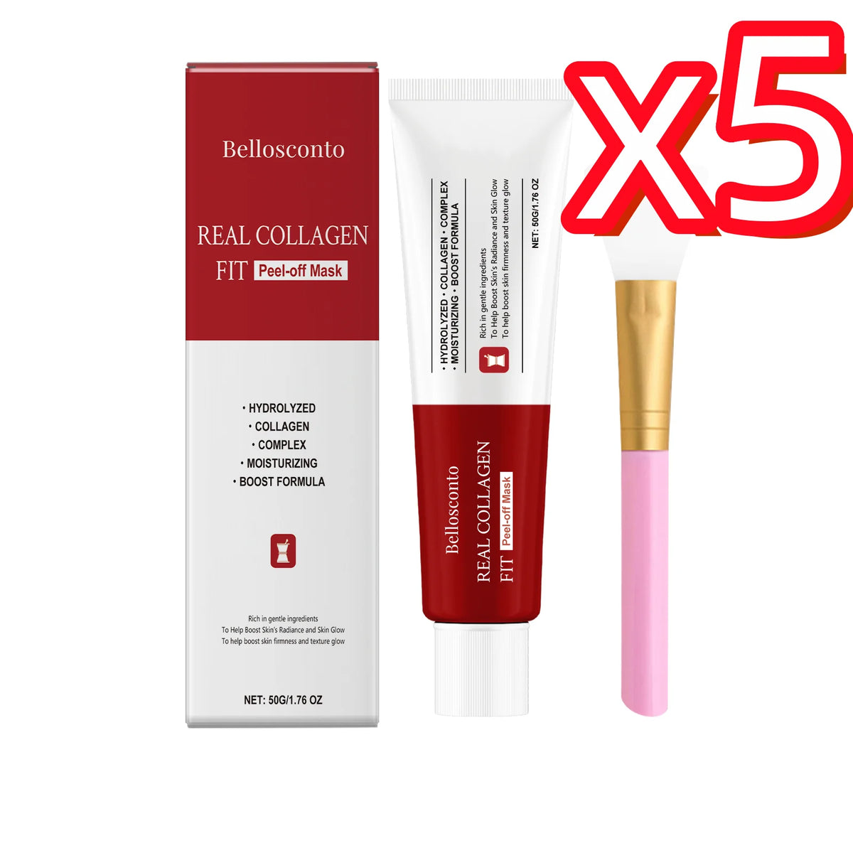 Collagen Peel Off Mask Clean Pores Exfoliating Remove Blackheads Reduce Oil Brighten Dull Skin Moisturize Smooth Skins Face Mask