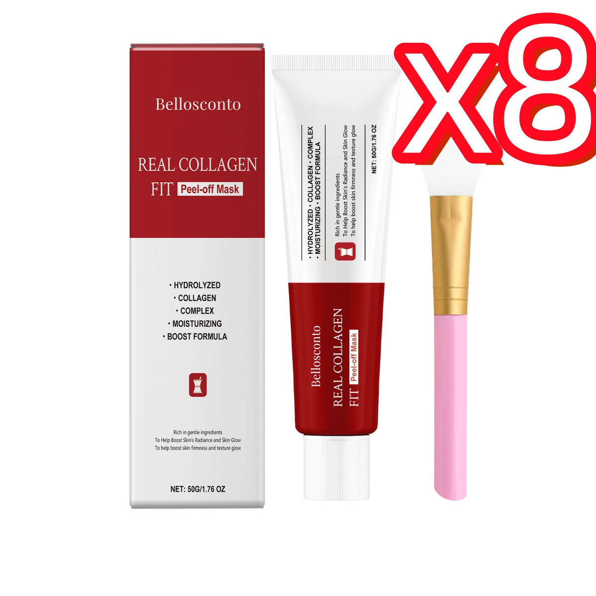 Collagen Peel Off Mask Clean Pores Exfoliating Remove Blackheads Reduce Oil Brighten Dull Skin Moisturize Smooth Skins Face Mask